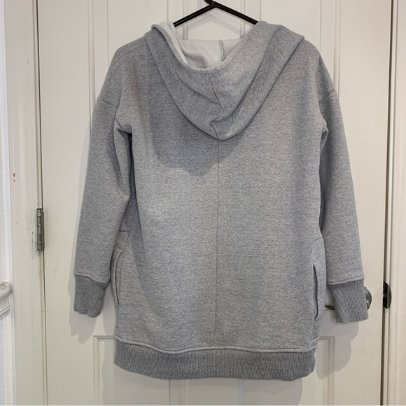 Athleta Prajna open front hoodie/sweater gray XXS - Picture 3 of 11